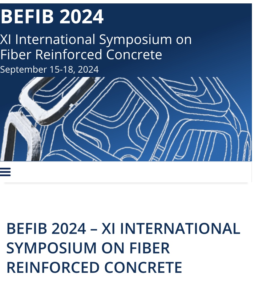 Il BEFIB 2024 è l'undicesima edizione di una serie di simposi internazionali organizzati ogni quattro anni e che sono diventati la conferenza chiave sul calcestruzzo fibrorinforzato (FRC). 